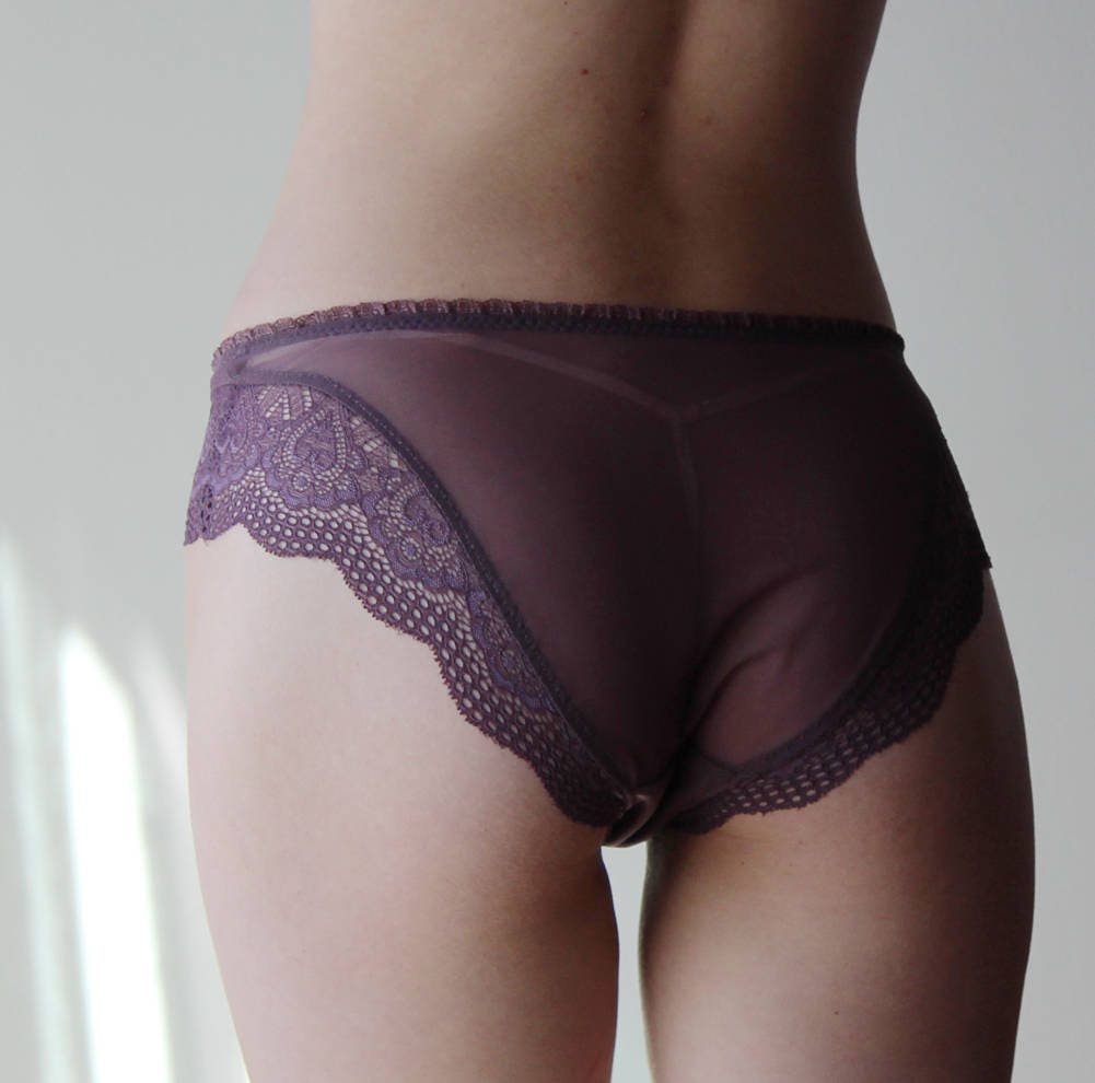 2 pairs of sheer mesh panties with lace trimmed legholed – Altar PDX