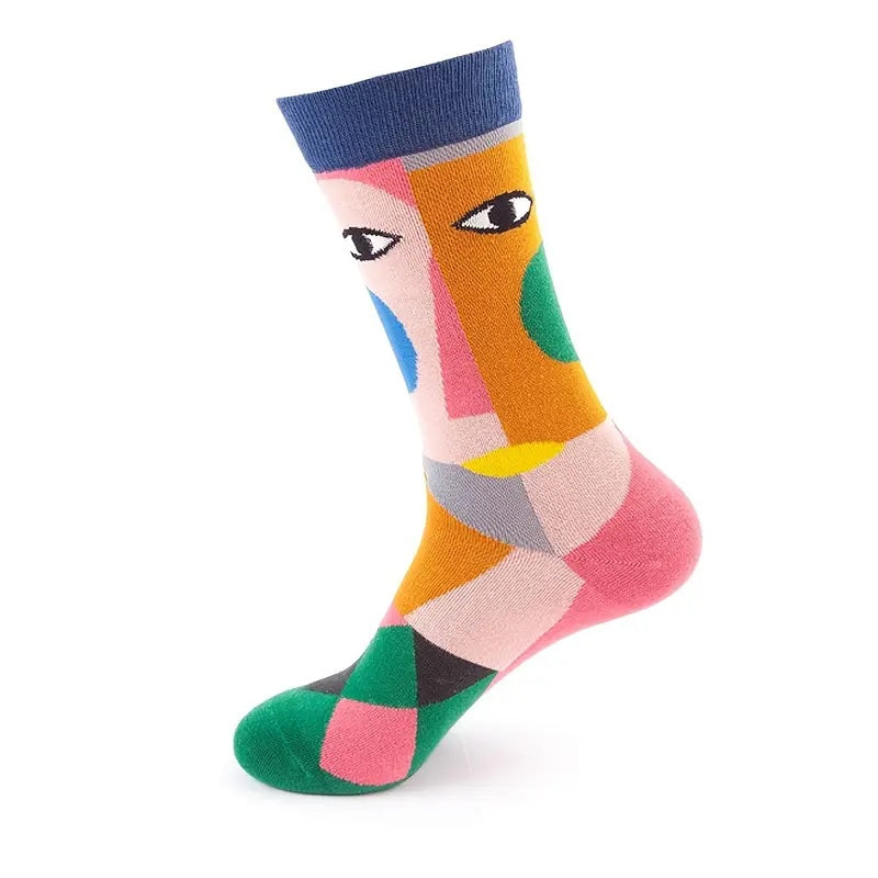 Abstract Art Socks from the Sock Panda (Adult Medium)