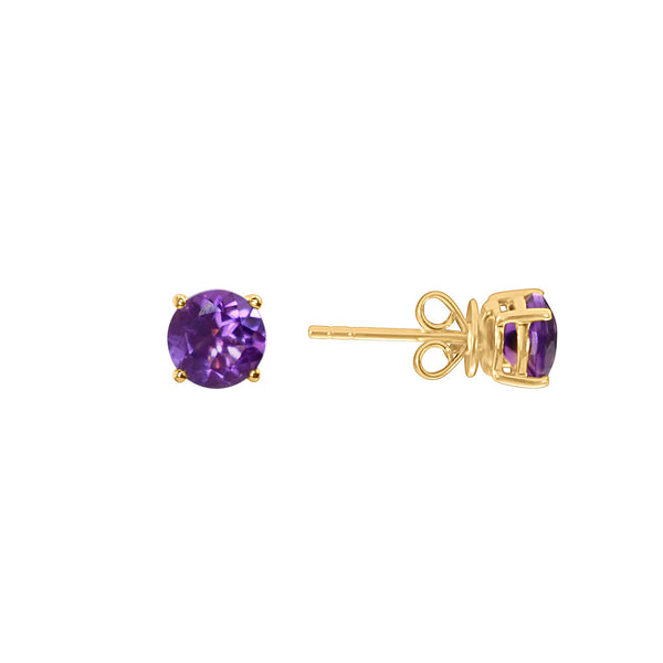 Amethyst Earrings for Sale | Single Stud Earrings Online Store – Dani Barbe