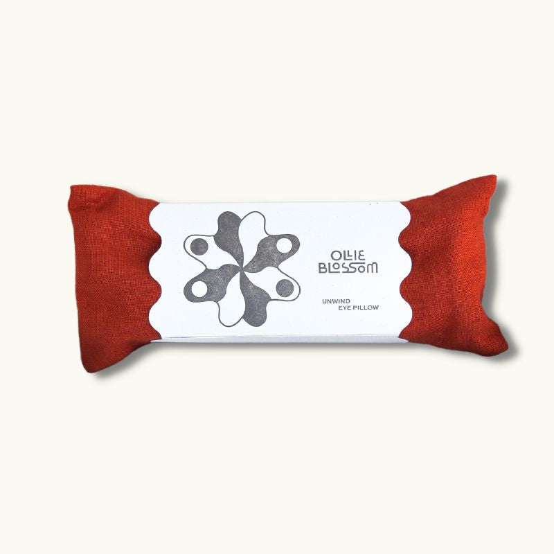 Unwind Eye Pillow Mask- Red