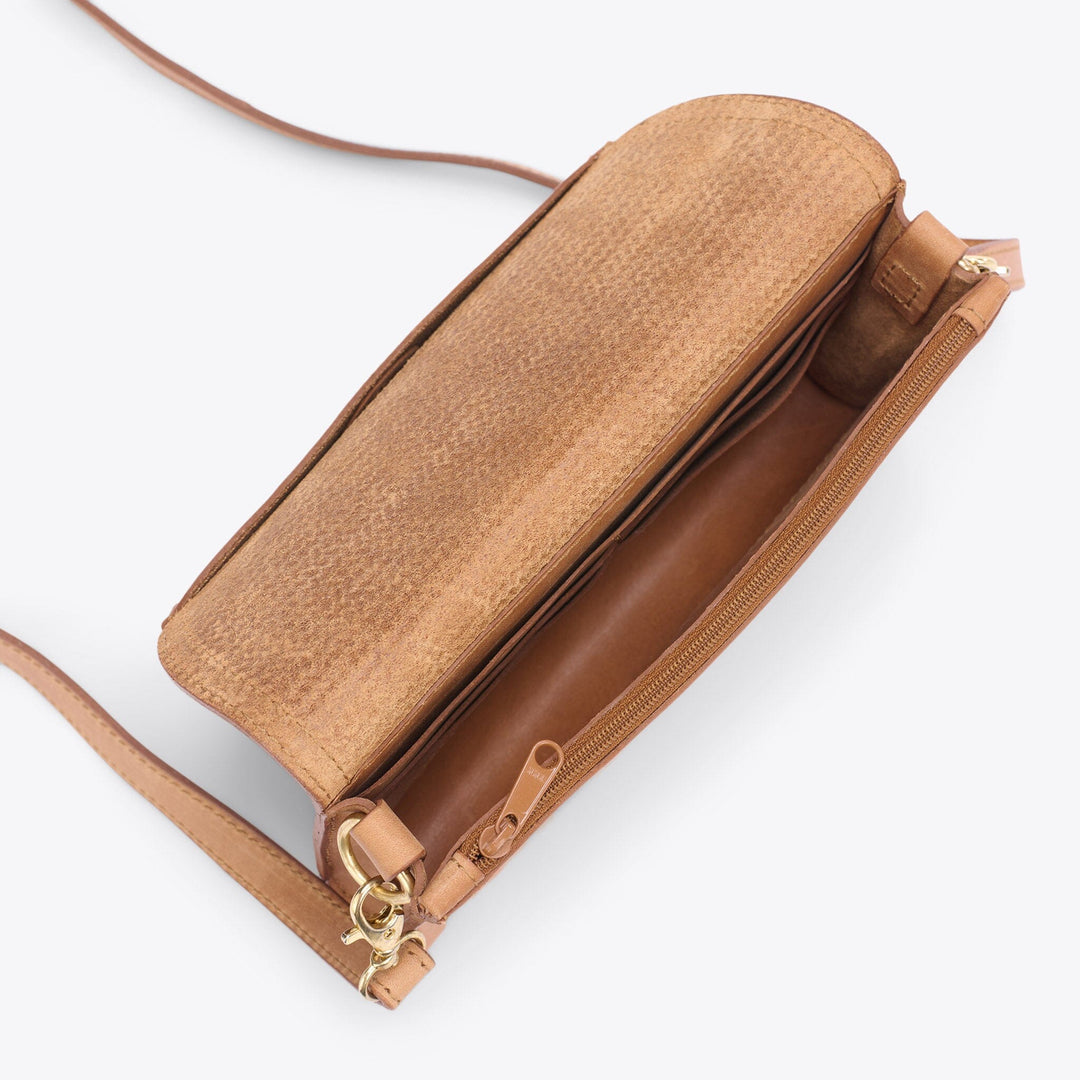 Cleo Convertible Crossbody Almond