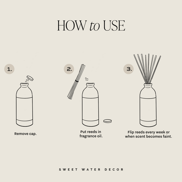 Warm and Cozy Clear Reed Diffuser