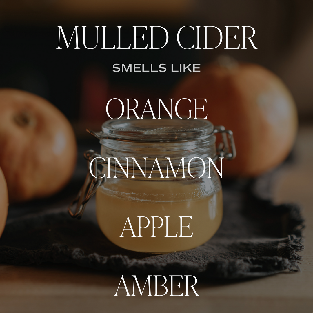 Mulled Cider Soy Candle - White Jar - 11 oz