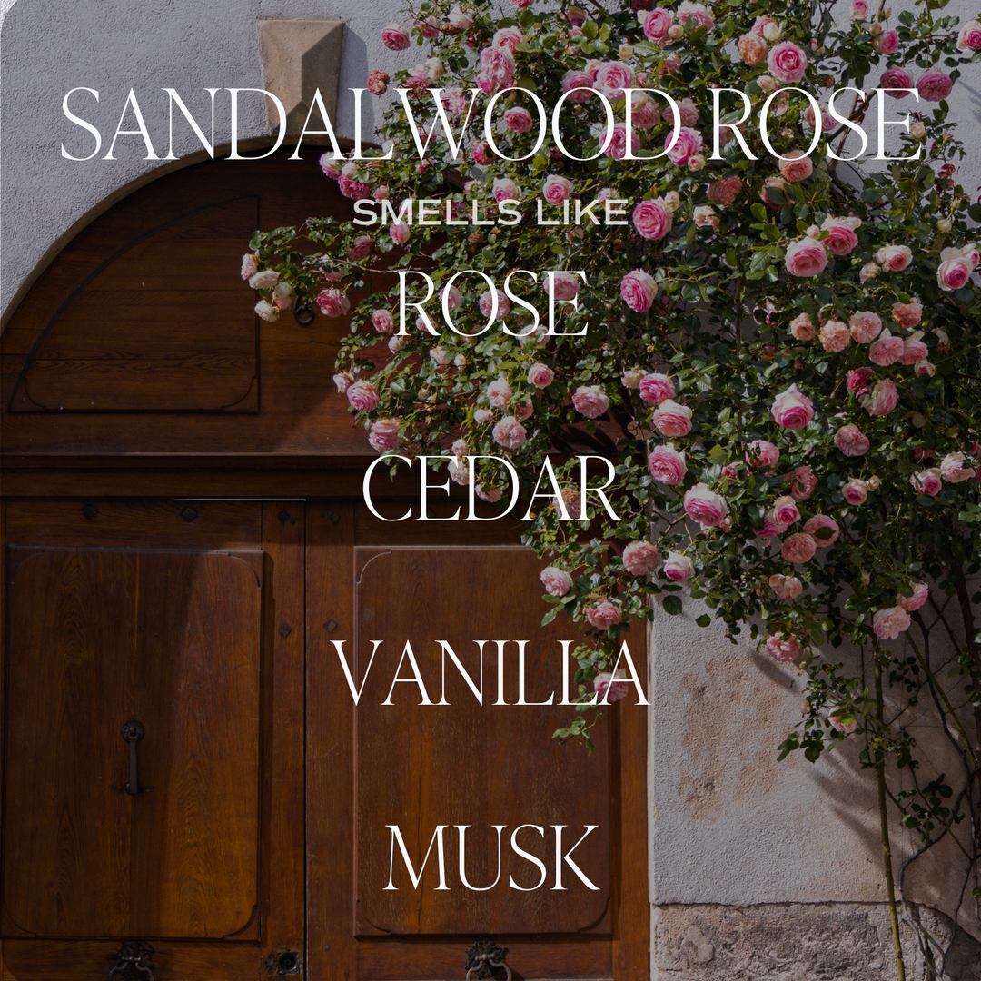 Sandalwood Rose Clear Reed Diffuser