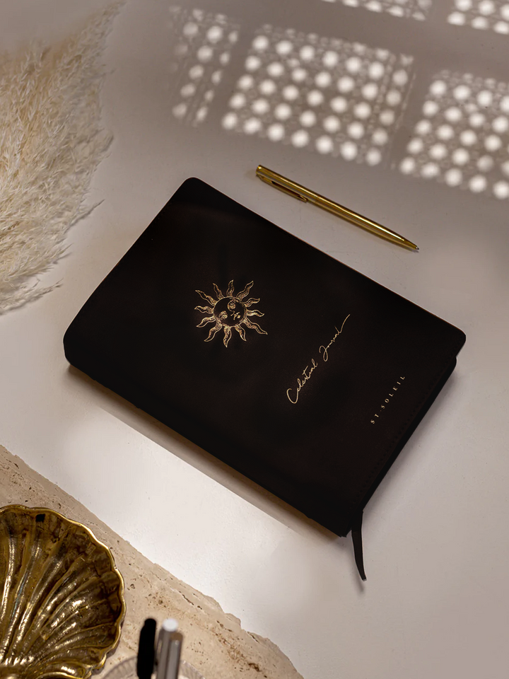 2024 Celestial Journal / in Black • {Vegan Leather}