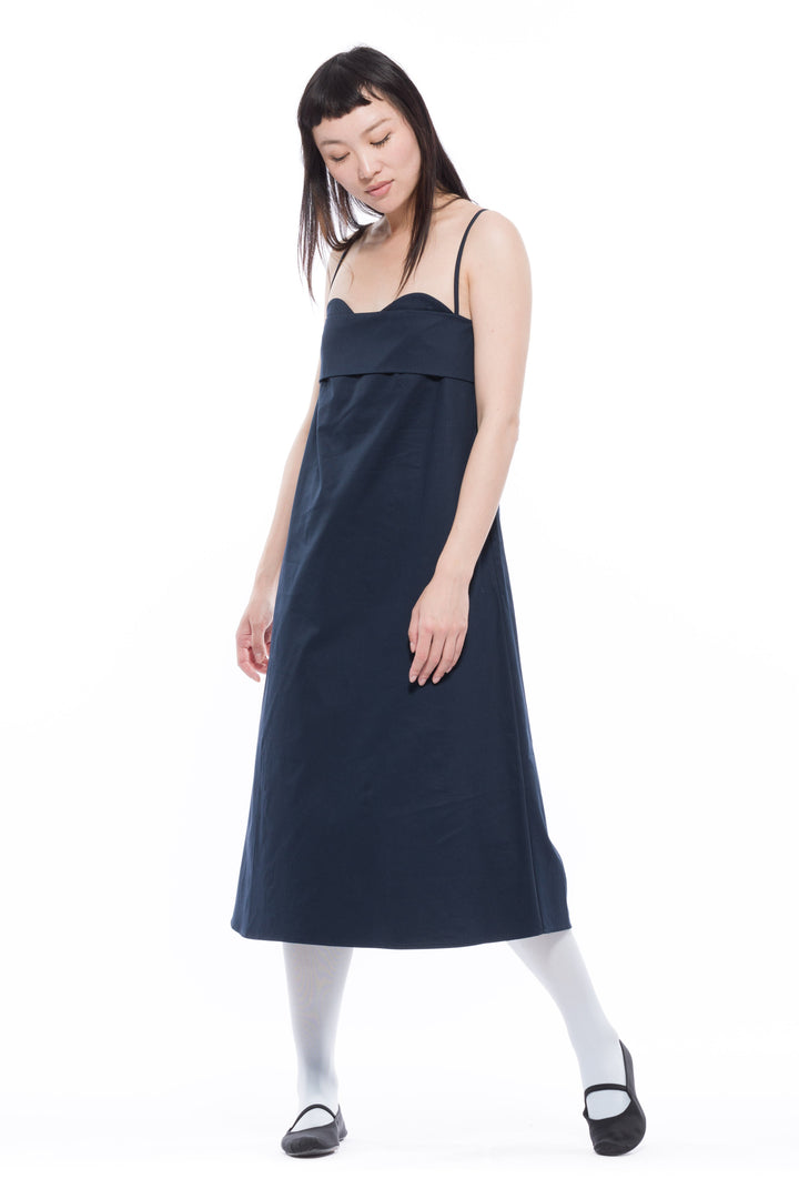 Verona Dress 3.0 Long - Organic Cotton Twill