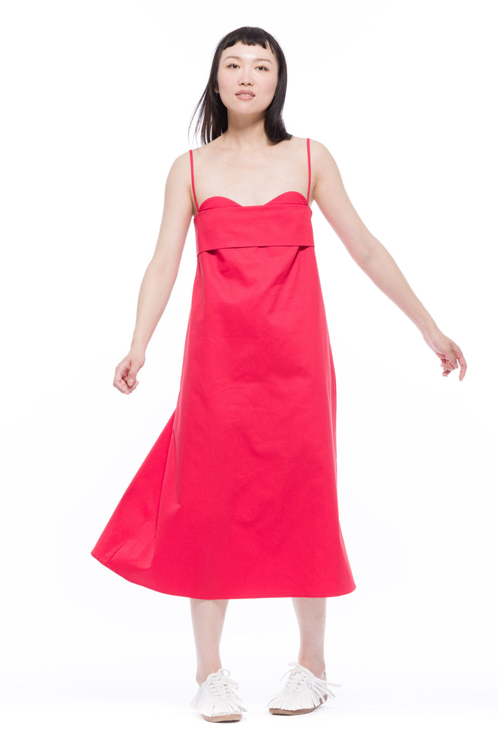 Verona Dress 3.0 Long - Organic Cotton Twill