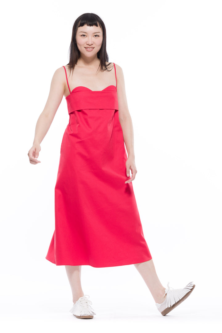 Verona Dress 3.0 Long - Organic Cotton Twill