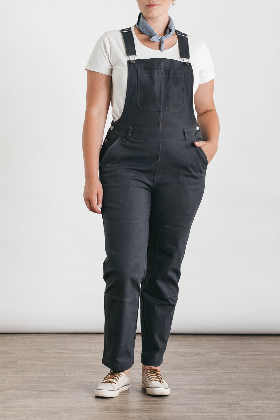 Tobin Utility Overall / Dark Charcoal Canvas