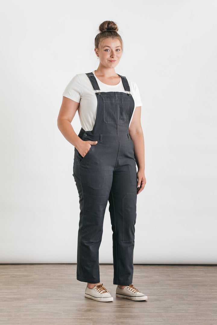 Tobin Utility Overall / Dark Charcoal Canvas