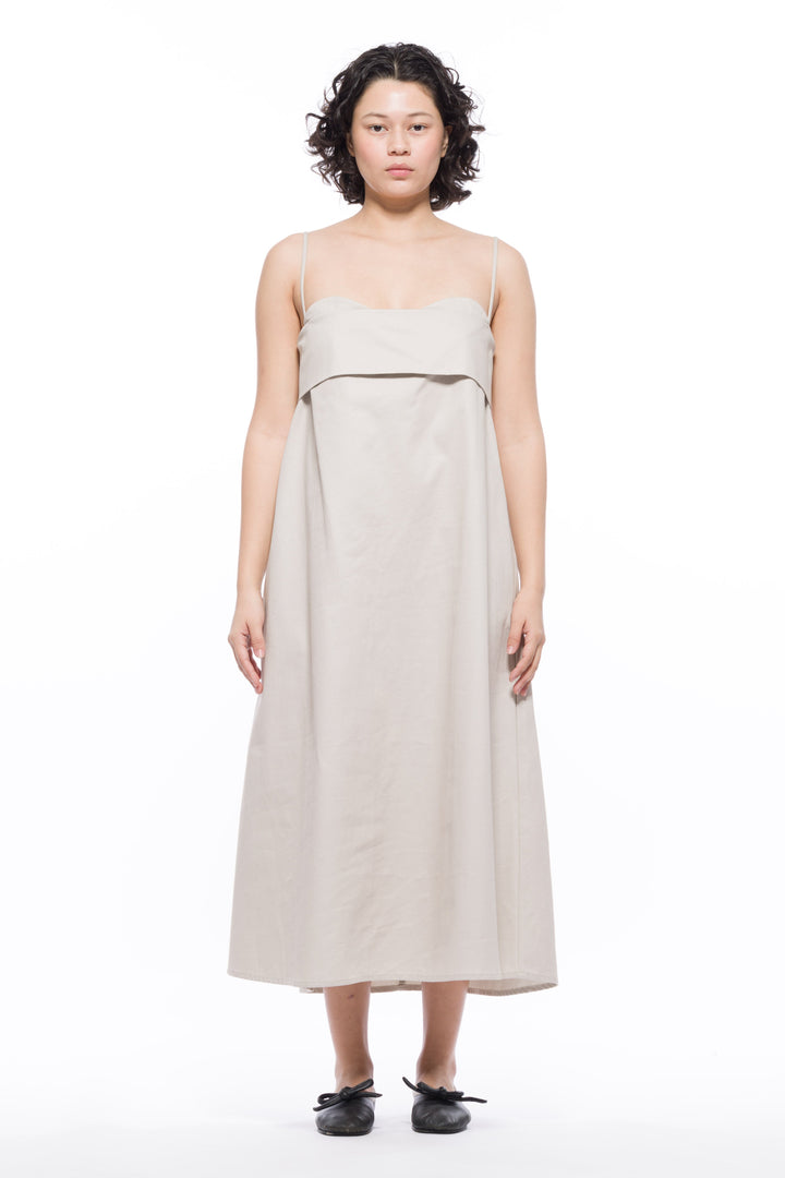 Verona Dress 3.0 Long - Organic Cotton Twill