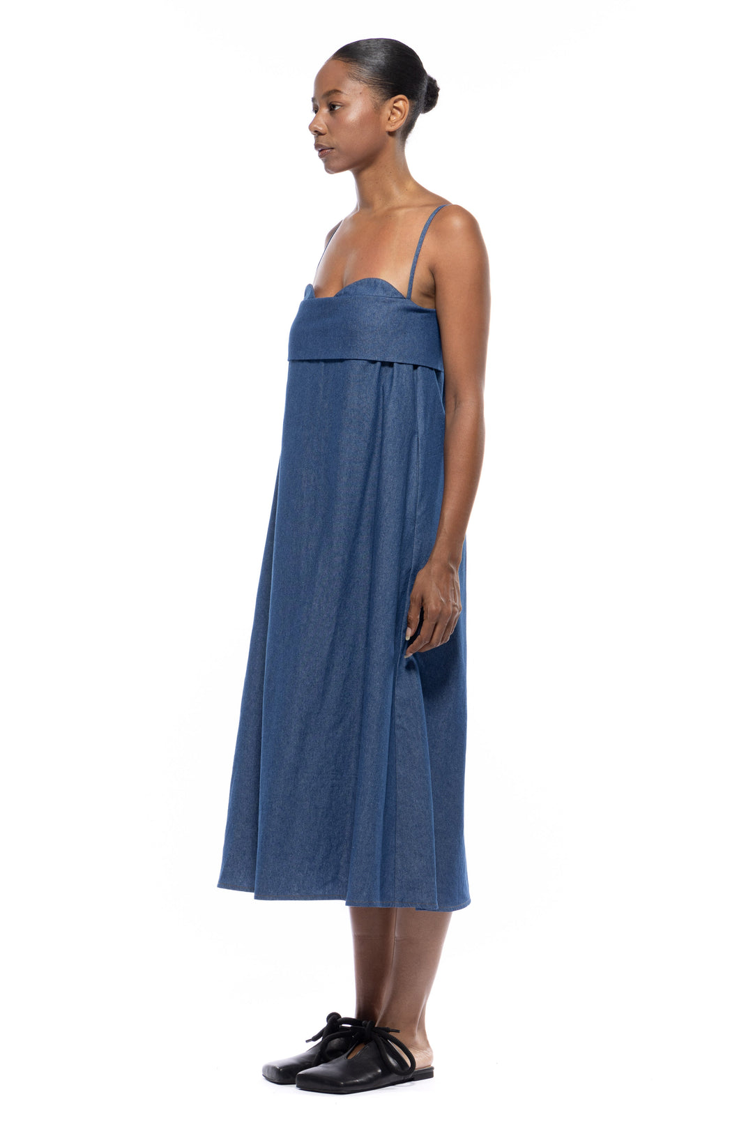 Verona Dress 3.0 Long - Organic Cotton Twill