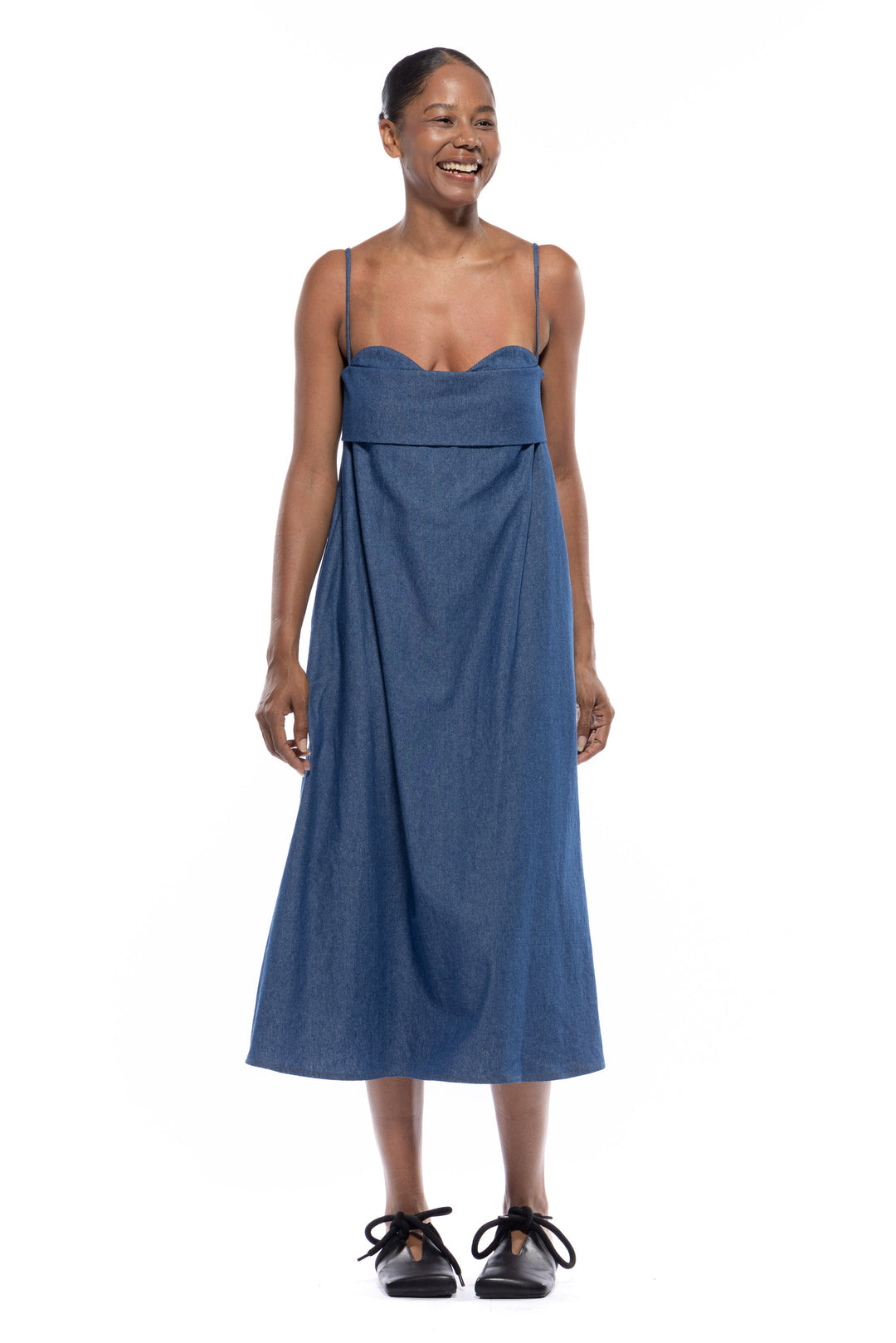 Verona Dress 3.0 Long - Organic Cotton Twill