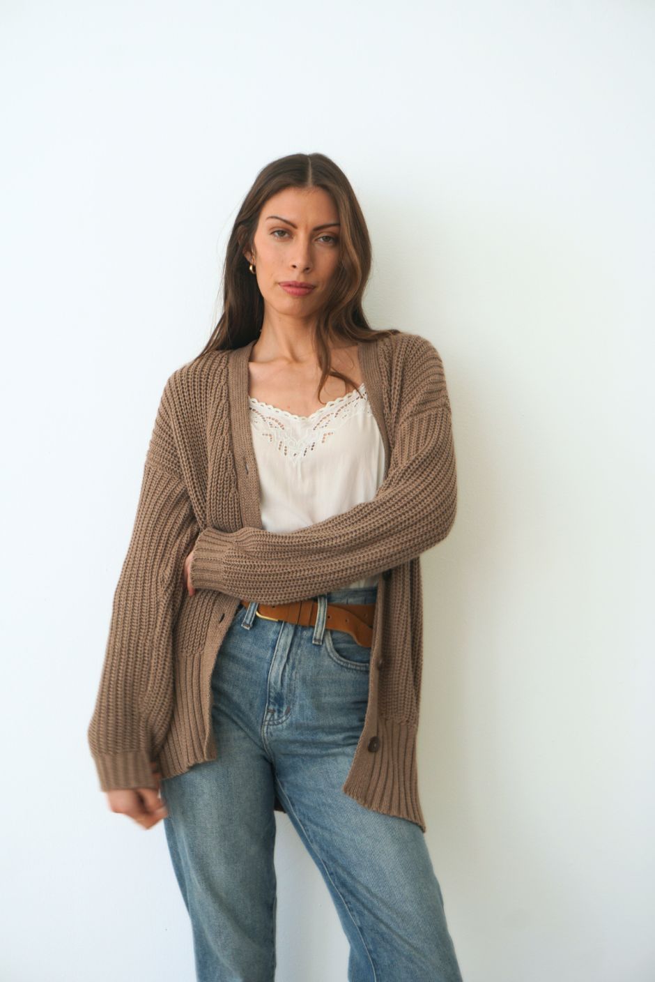 Emily Cardigan in Mocha