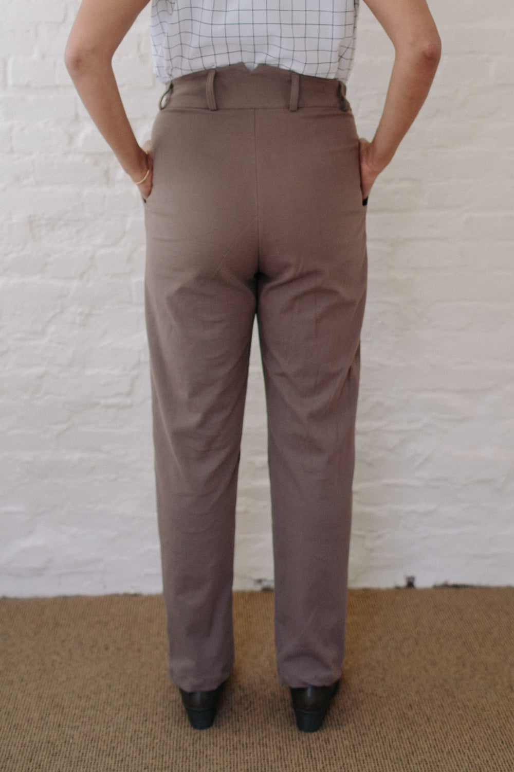 Long Perfect Pant in Lavender Gray