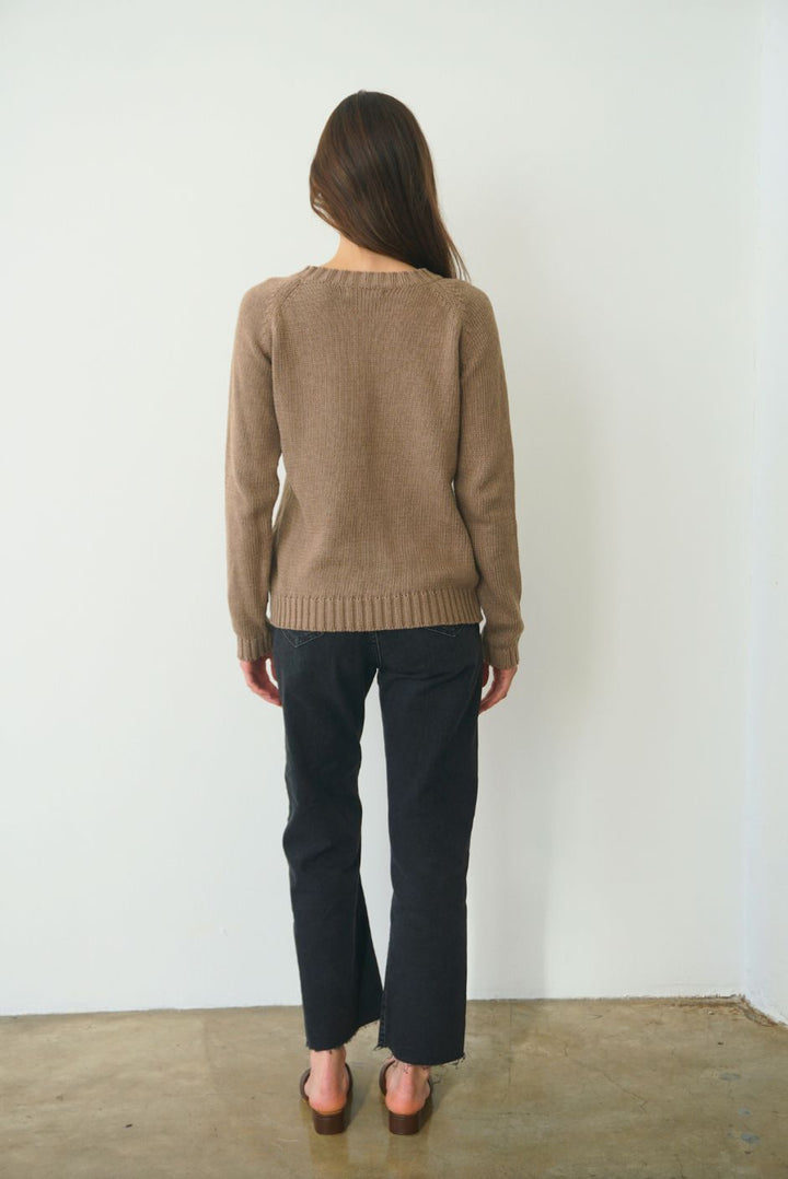 Sloane Crewneck in Mocha