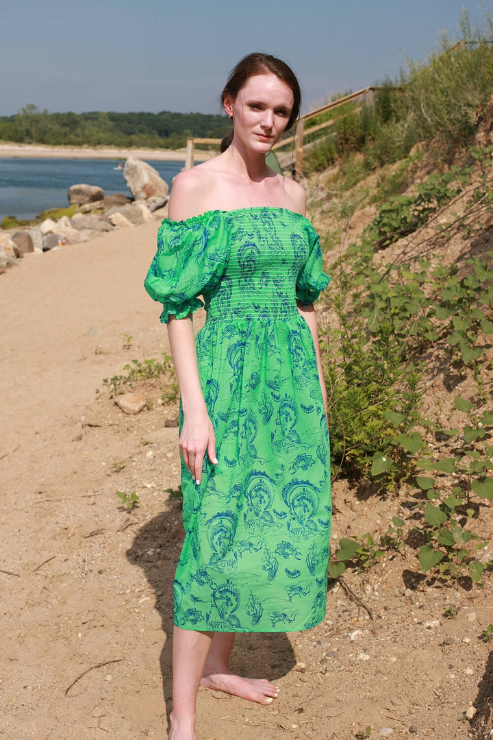 Fairytale Smocked Midi Dress