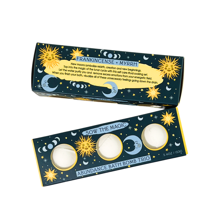 Moon Phase Abundance Bath Bomb Trio