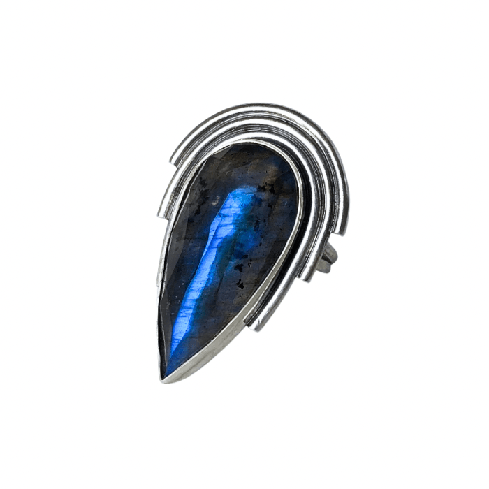 Cascading Labradorite Ring- Size 6