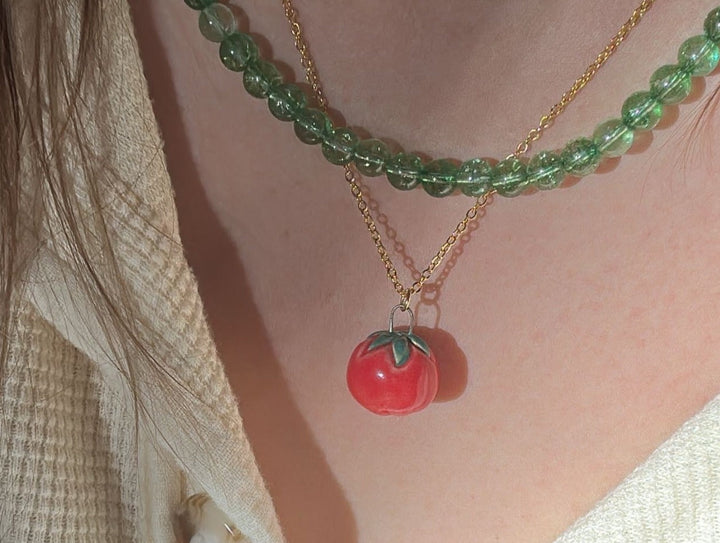 Tomato Necklace