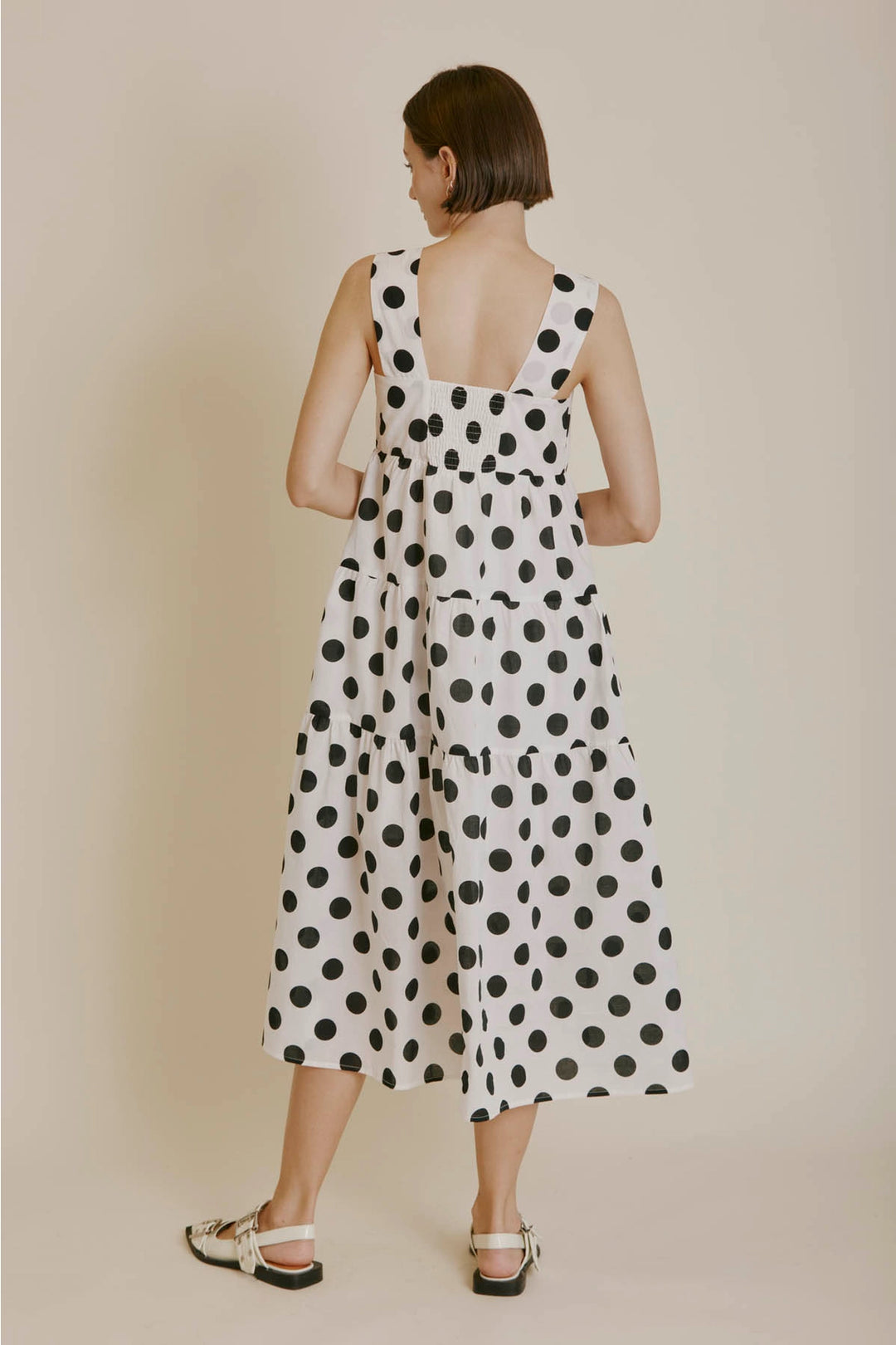 Polka Dot Midi Dress