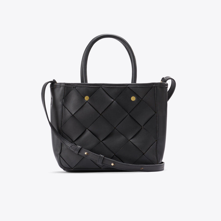 Carry-All Handwoven Satchel Black