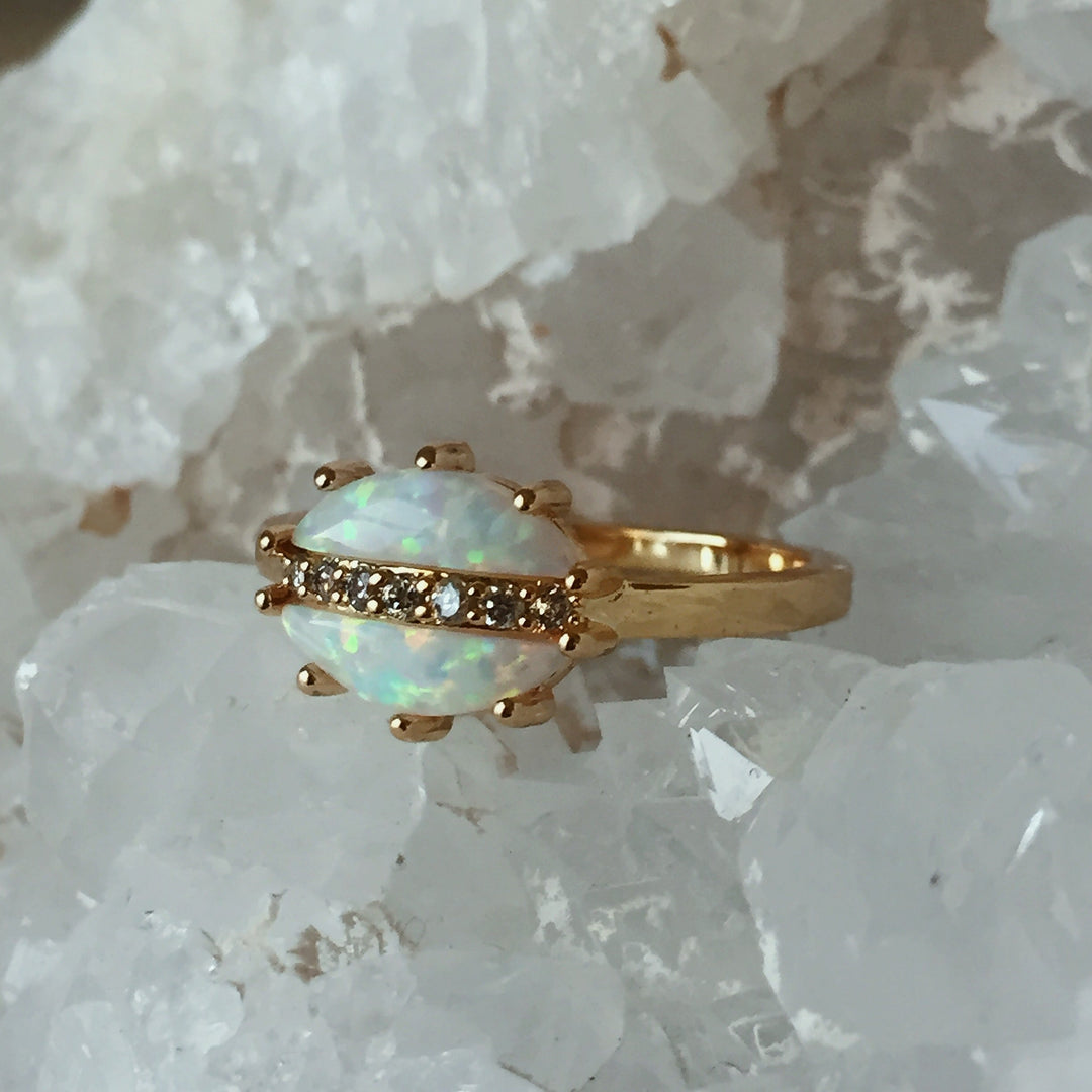 The Luna Opal Ring