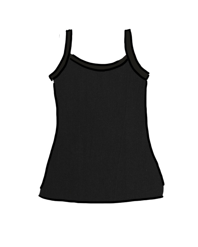 Cami Plain Black