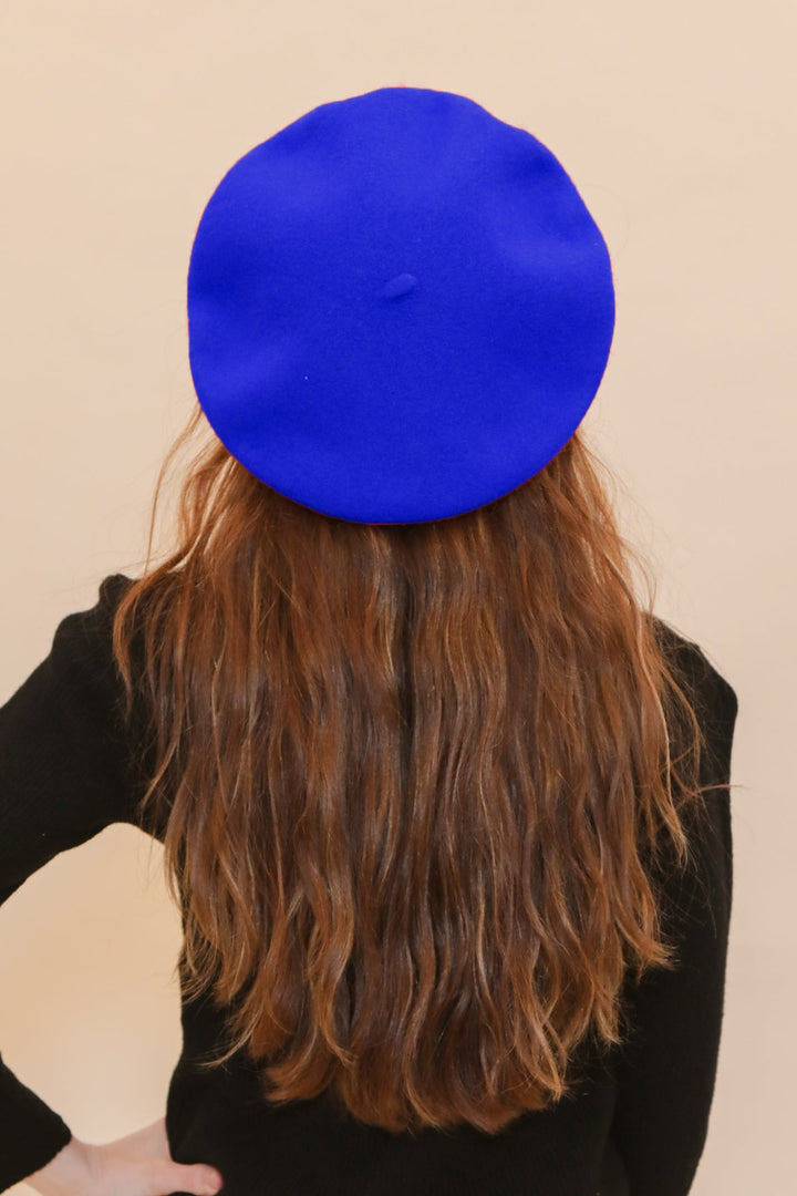 Brigitte Beret in Royal Blue