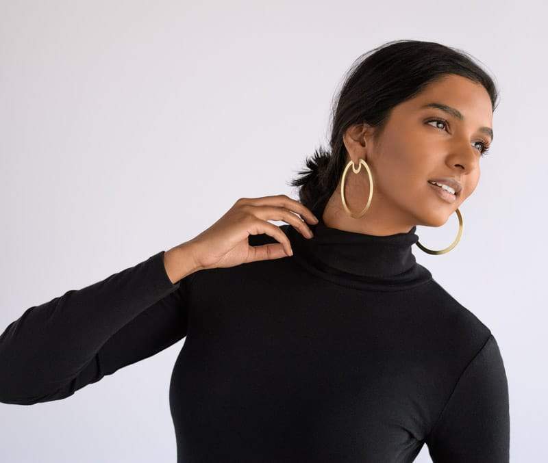 Bombona hoop earrings - Large