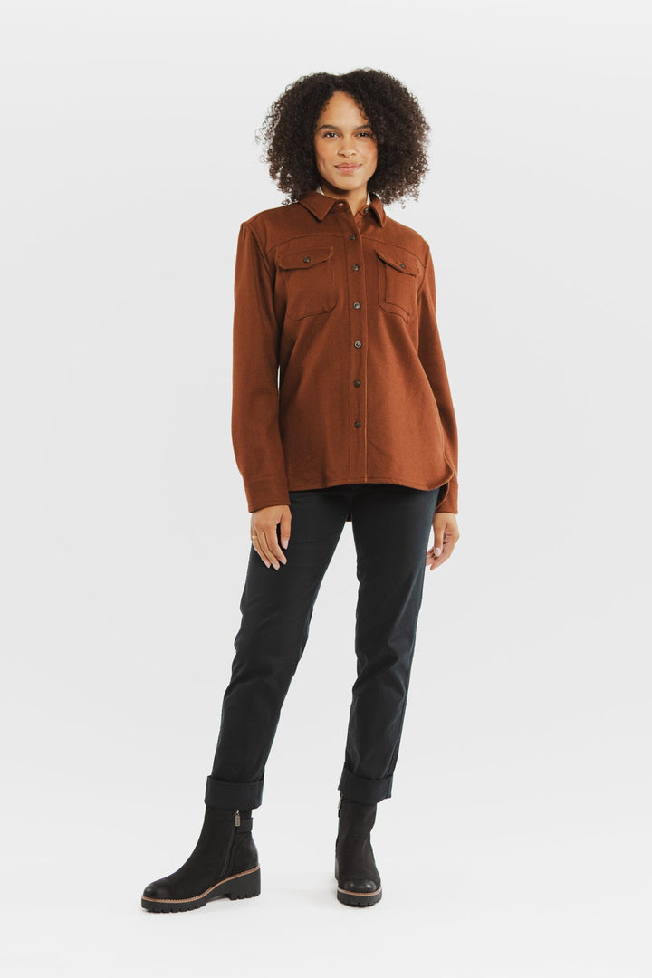 Harlow Overshirt / Russet