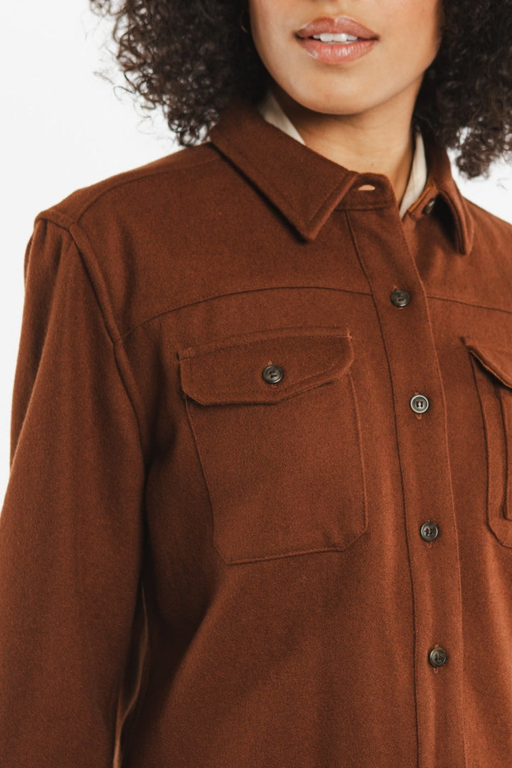 Harlow Overshirt / Russet