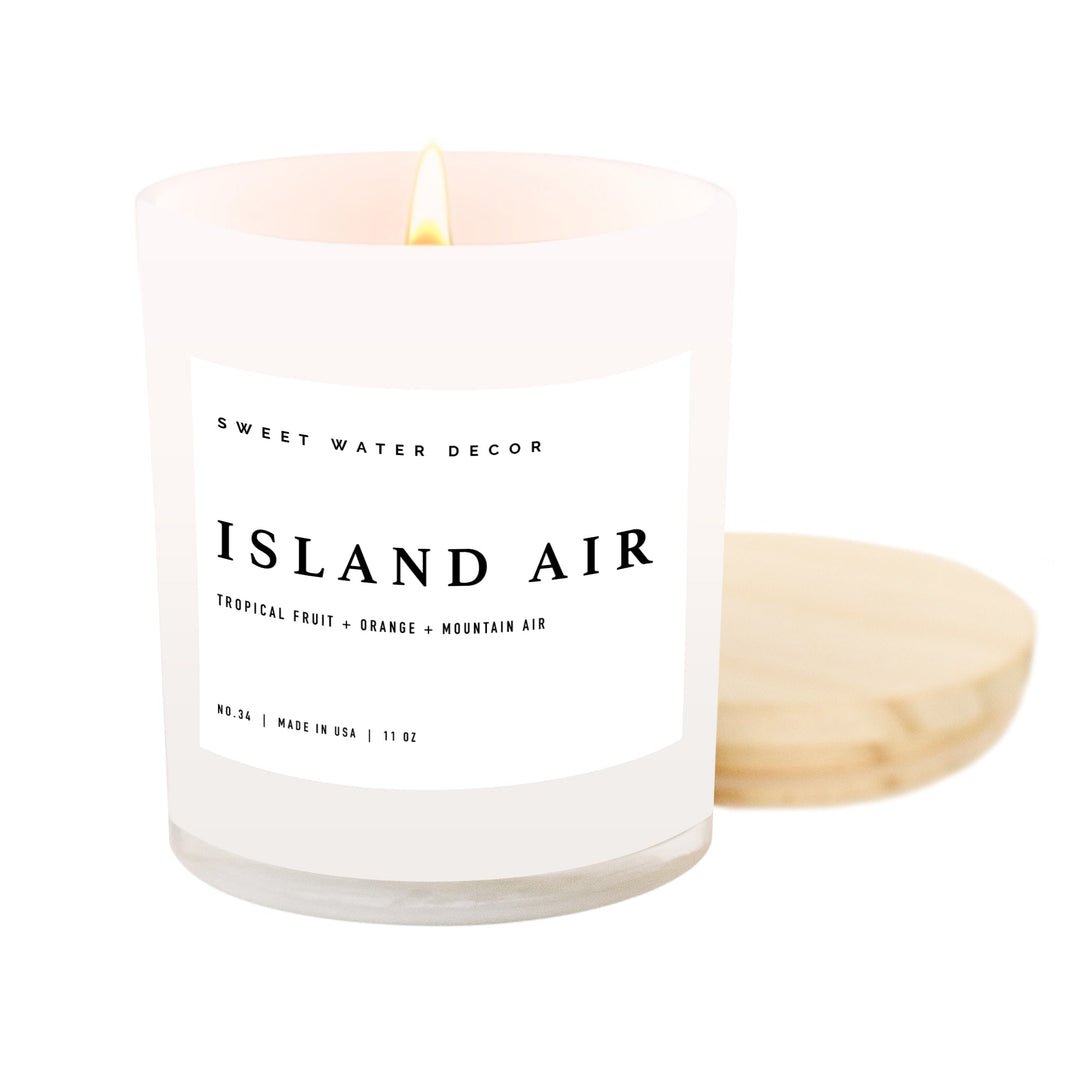 Island Air Soy Candle - White Jar - 11 oz