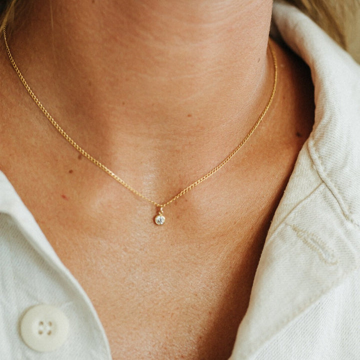 Delicate CZ Necklace