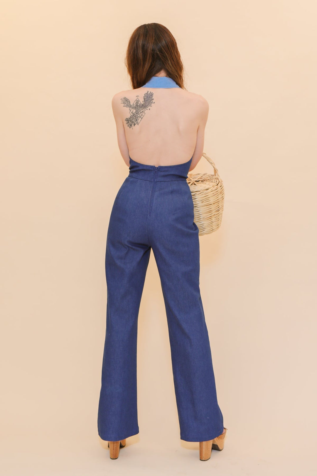 Cecilia Jumpsuit in Denim