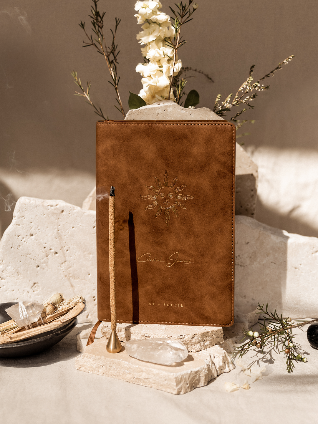 2024 Celestial Journal / in Brown • {Vegan Leather}