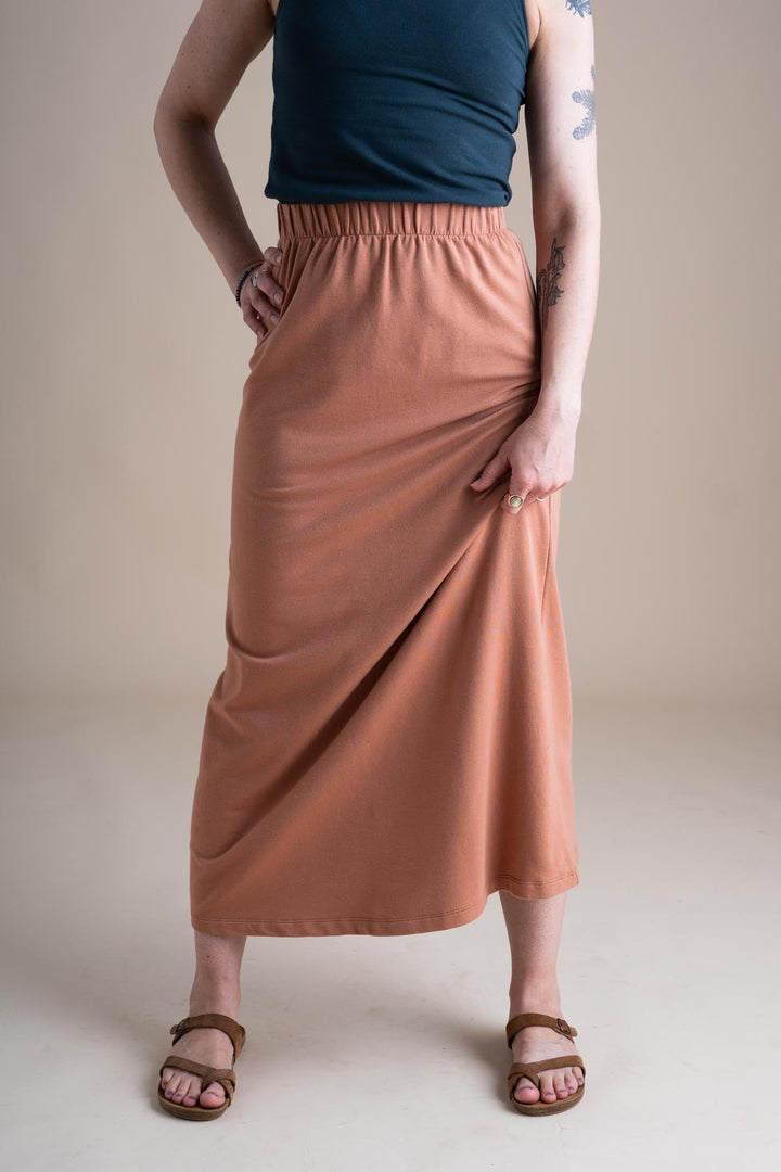 Lounge Maxi Skirt in Macaron