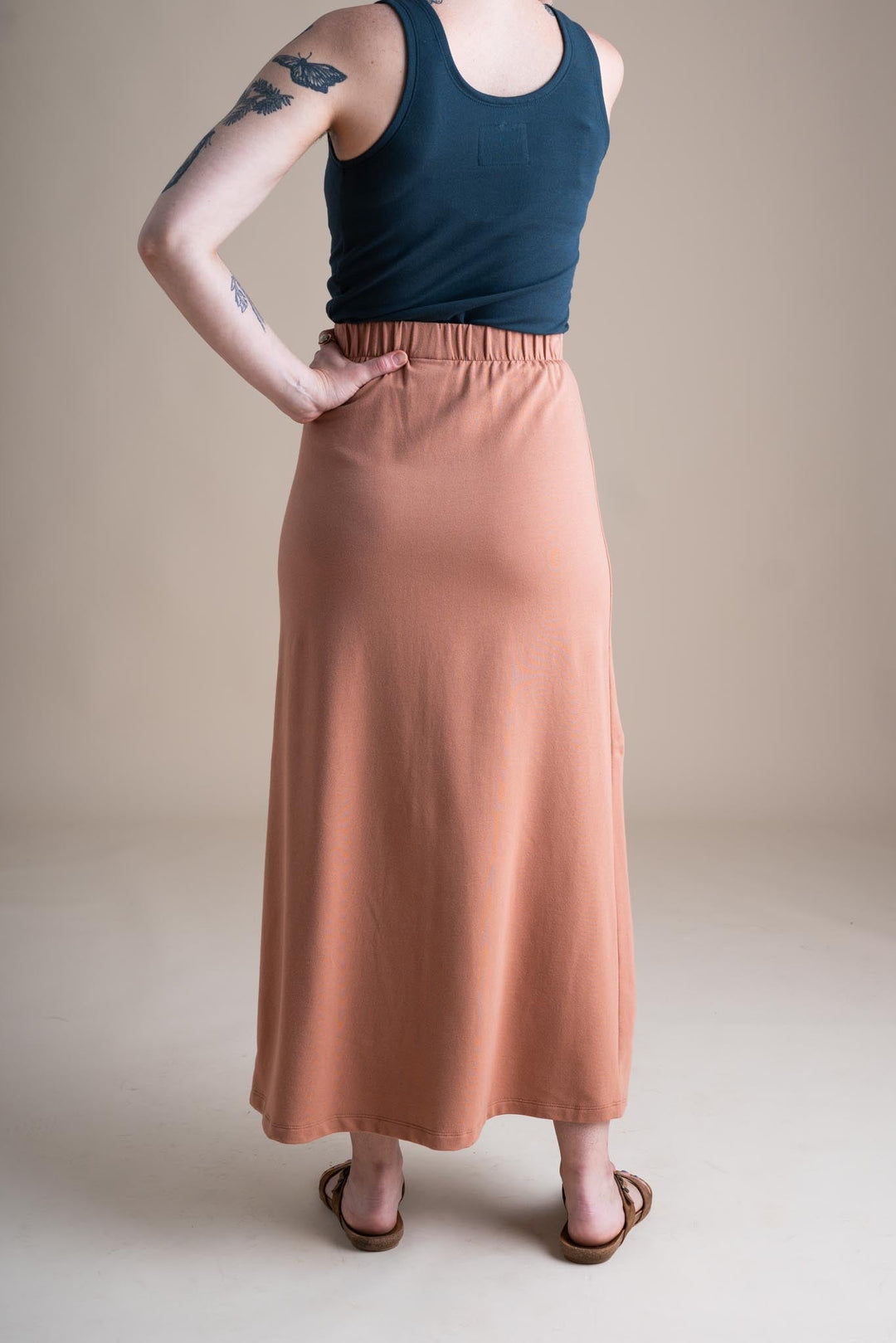 Lounge Maxi Skirt in Macaron