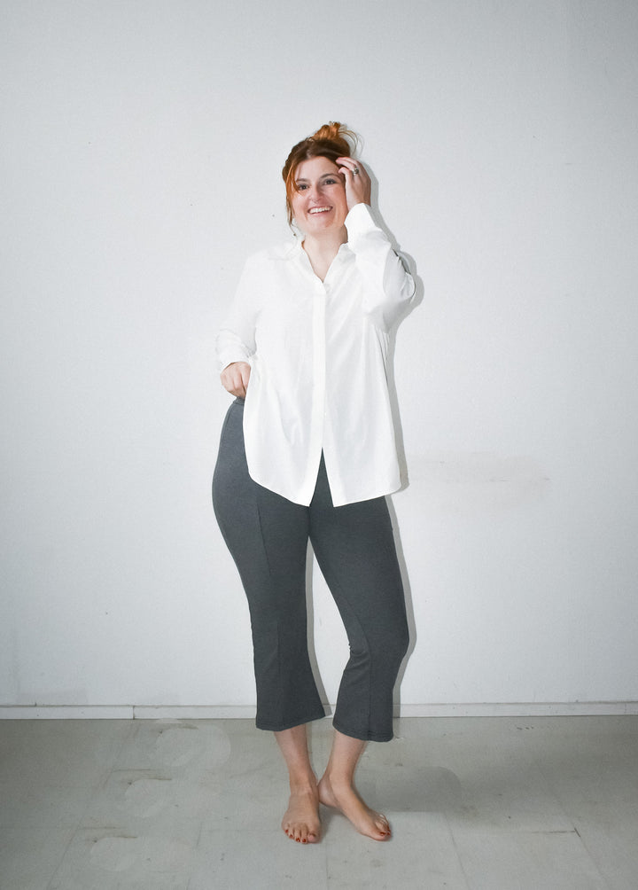 Doppel Pant in Charcoal Rib