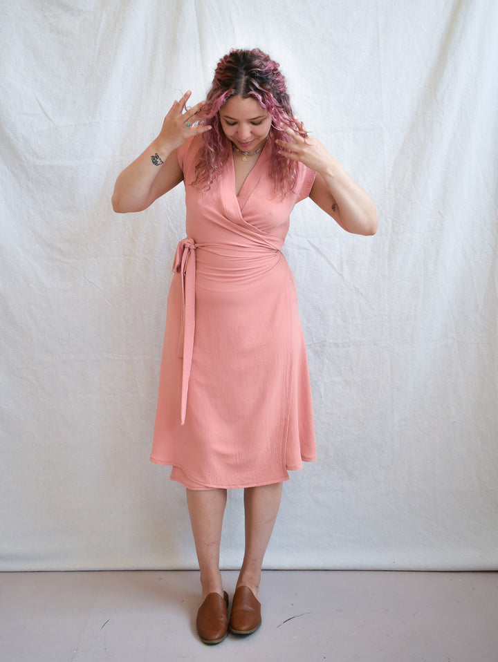 Francis Dress in Coral