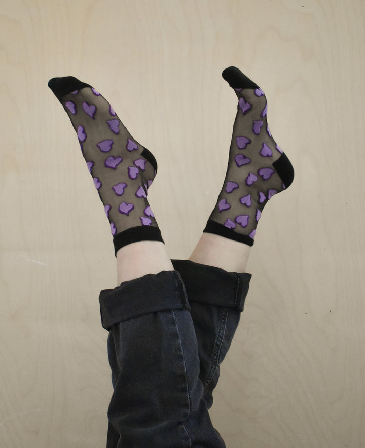 Sheer Heart Socks