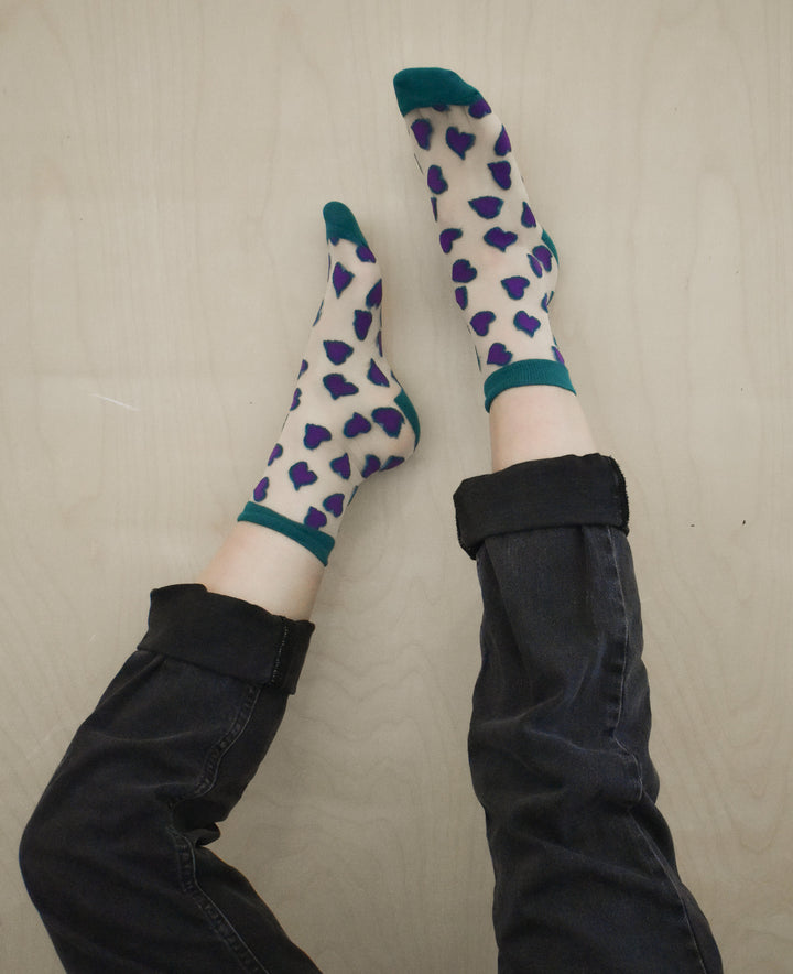 Sheer Heart Socks