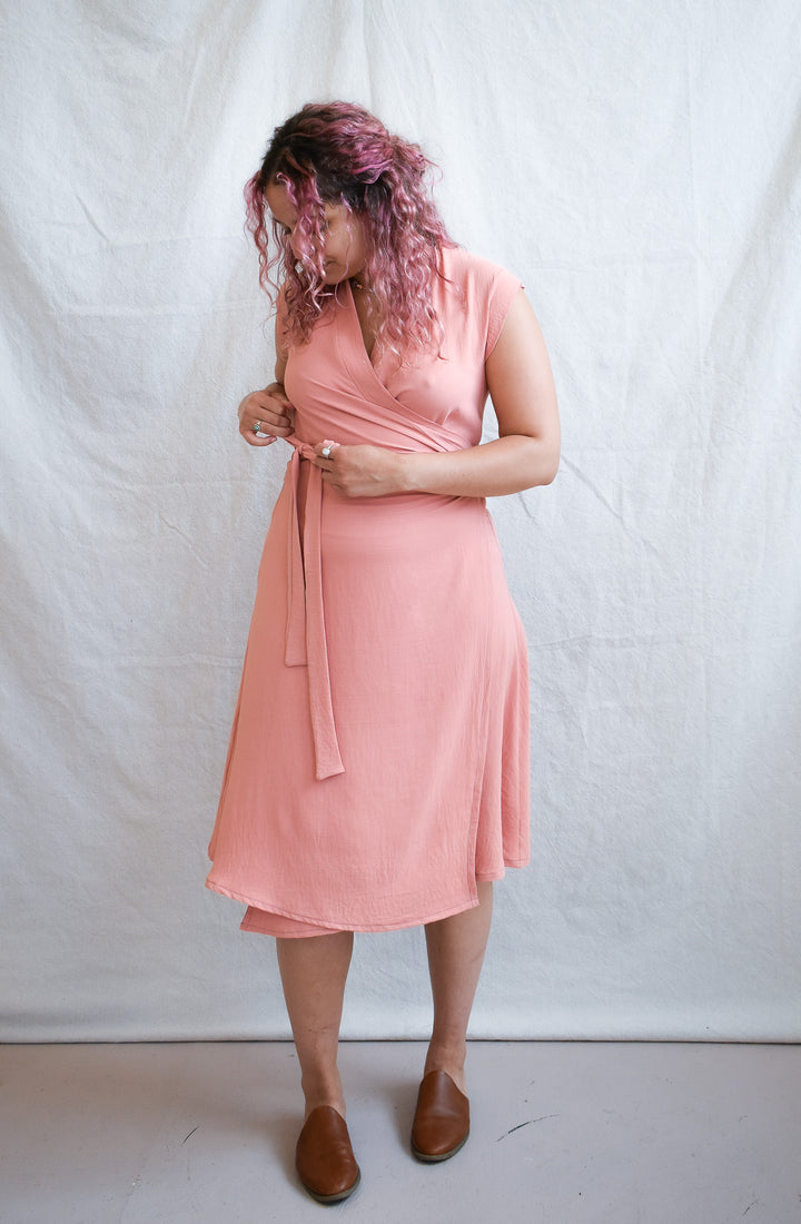 Francis Dress in Coral