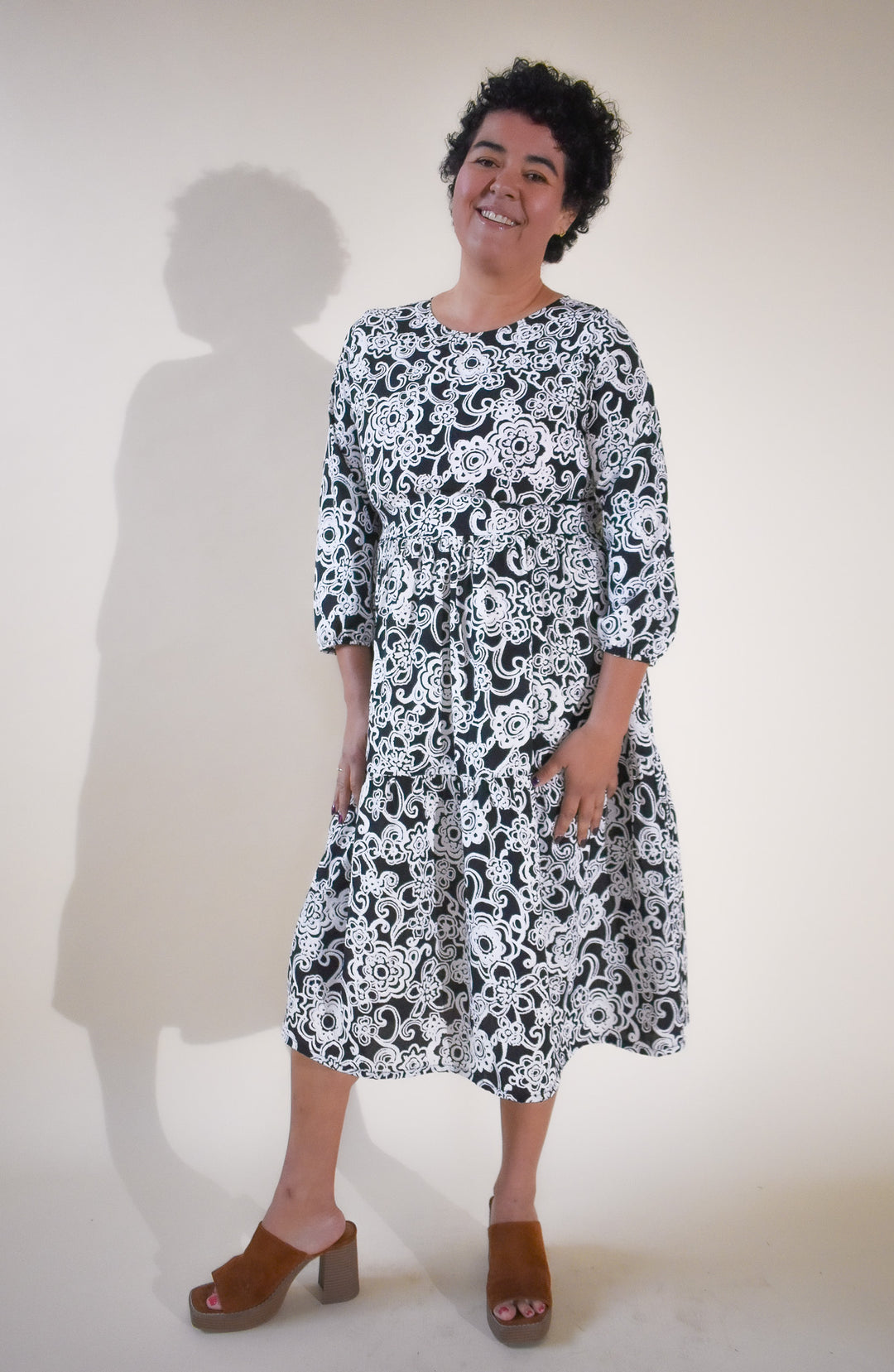 Aster Dress in Semillon Floral