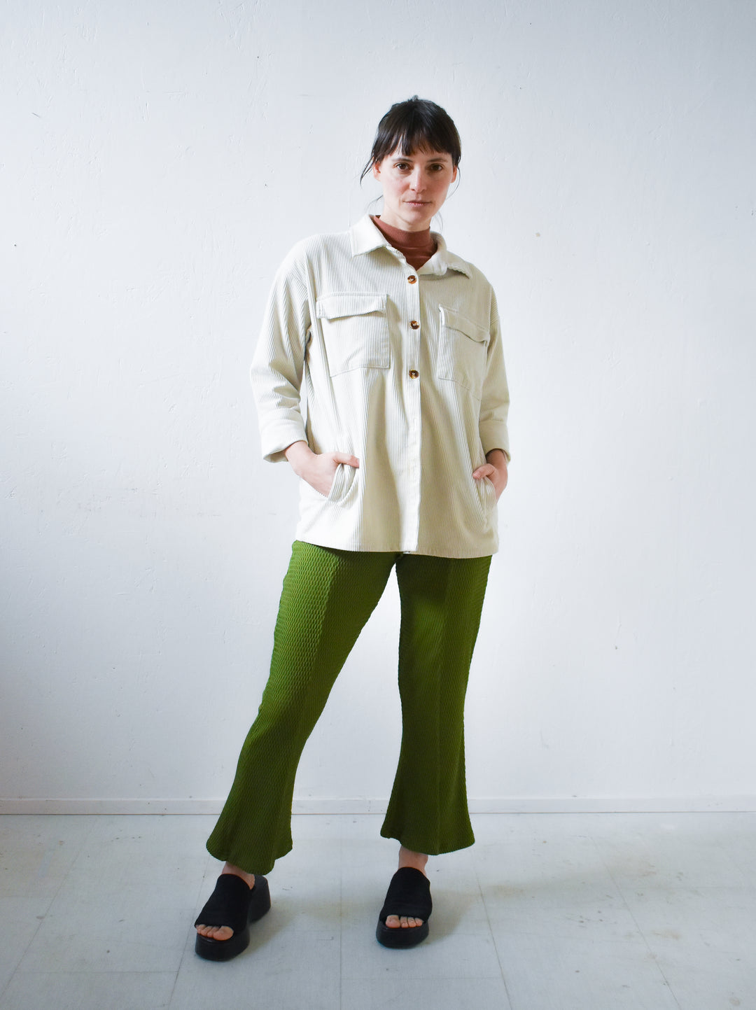 Doppel Pant in Pistachio Mac