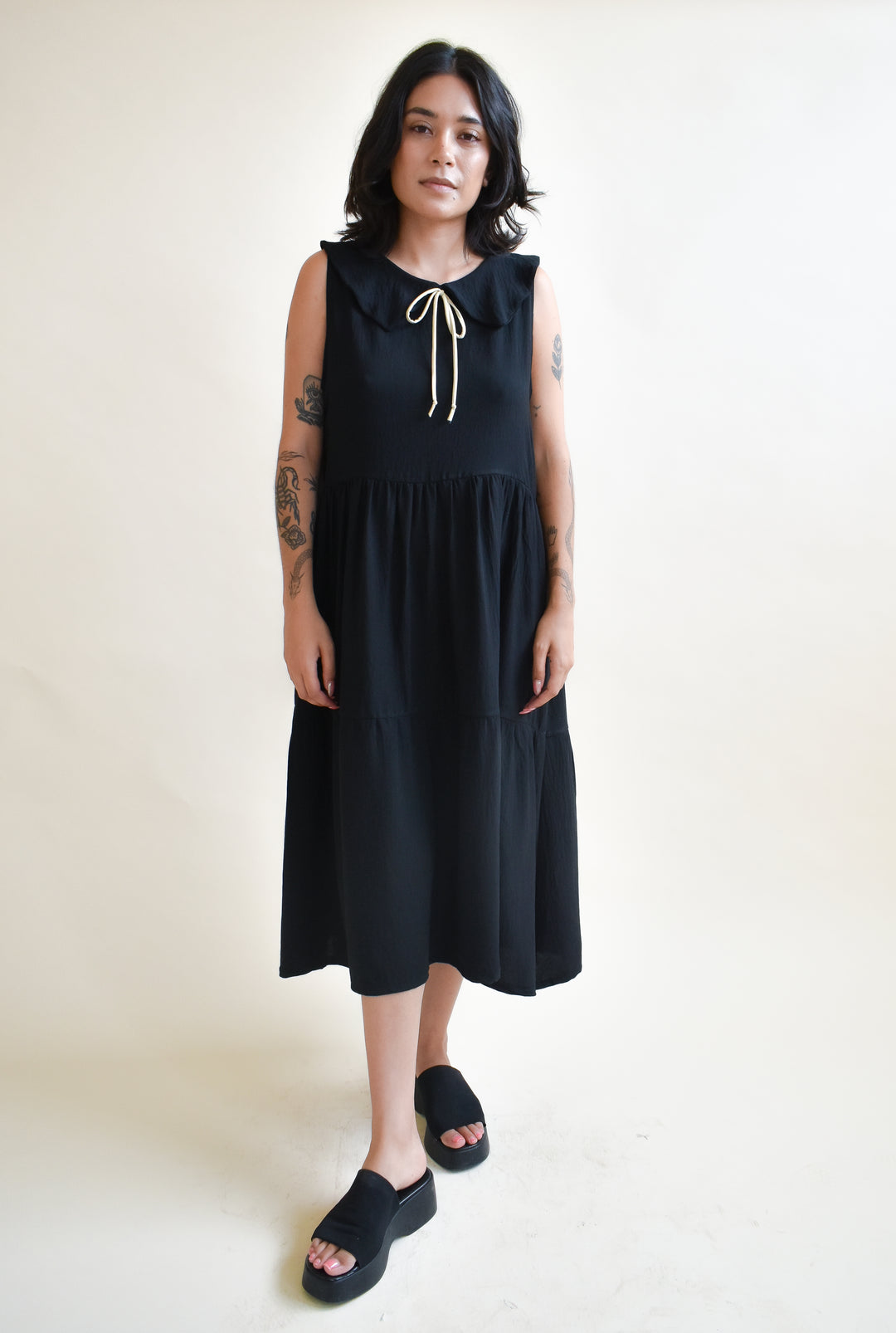 Tabitha Dress in Onyx