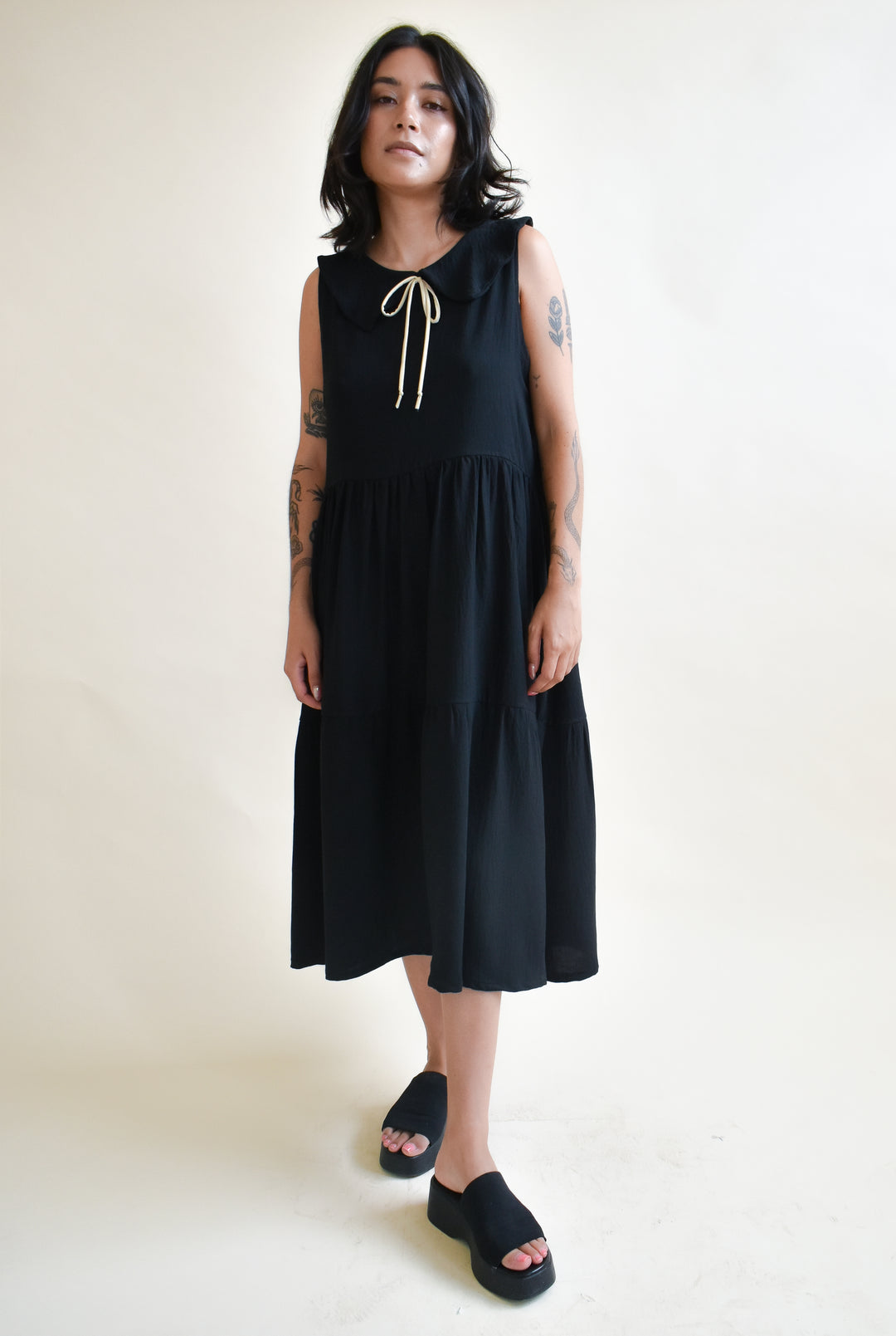 Tabitha Dress in Onyx