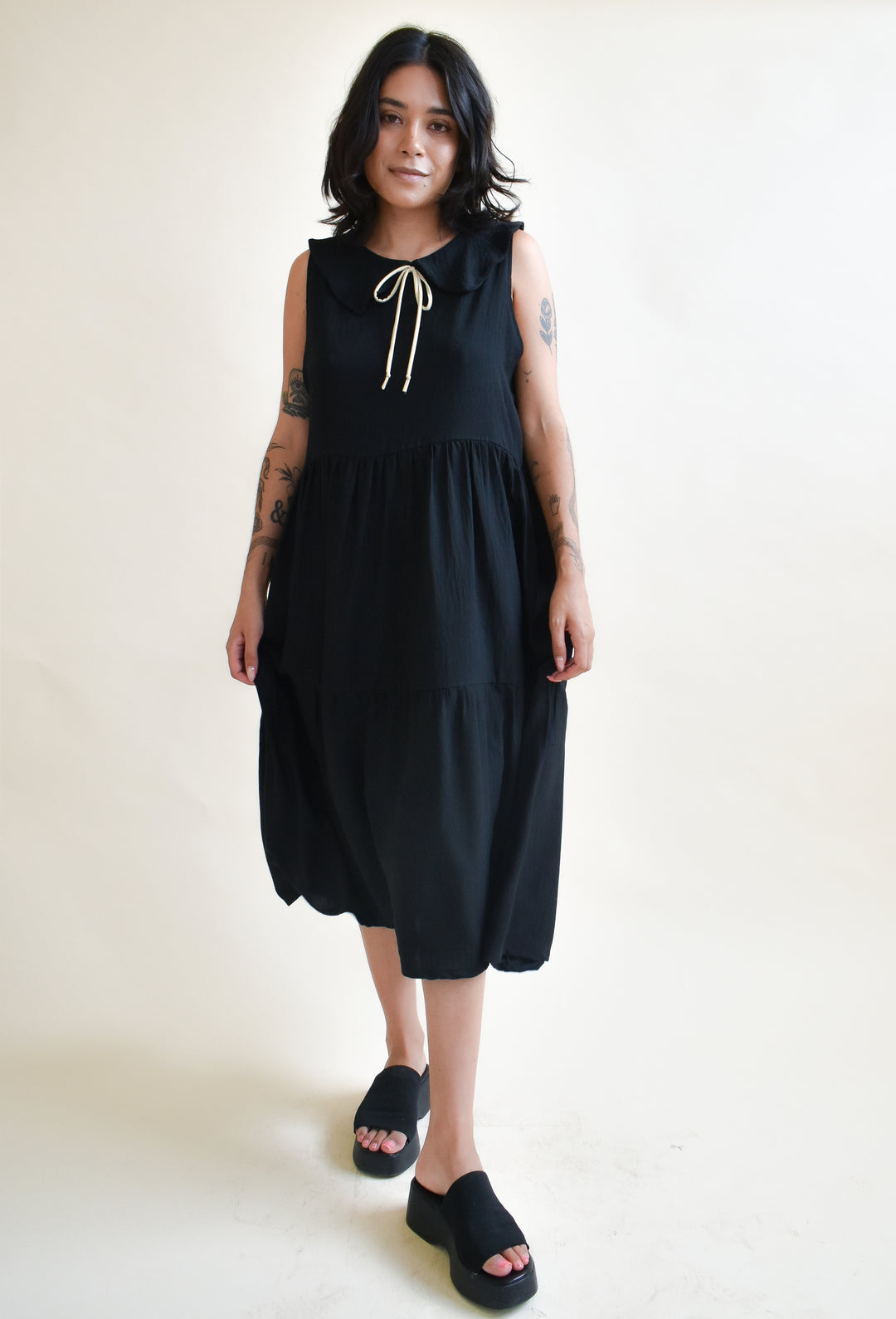 Tabitha Dress in Onyx