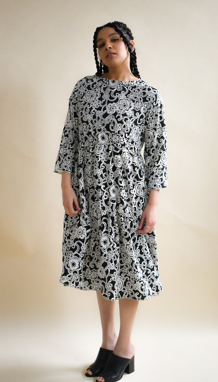 Aster Dress in Semillon Floral