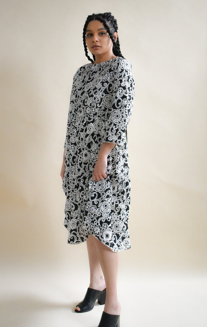 Aster Dress in Semillon Floral